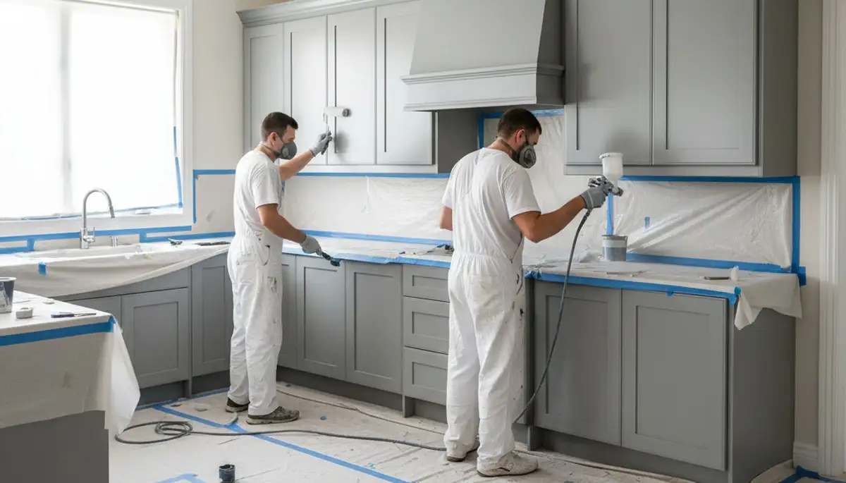 Cabinet painting service in Clearwater, FL for moisture-resistant kitchen finishes