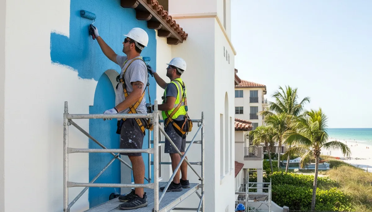 Painter team in Clearwater, FL providing professional residential and commercial painting services