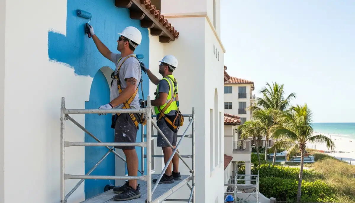 Painter team in Clearwater, FL providing professional residential and commercial painting services