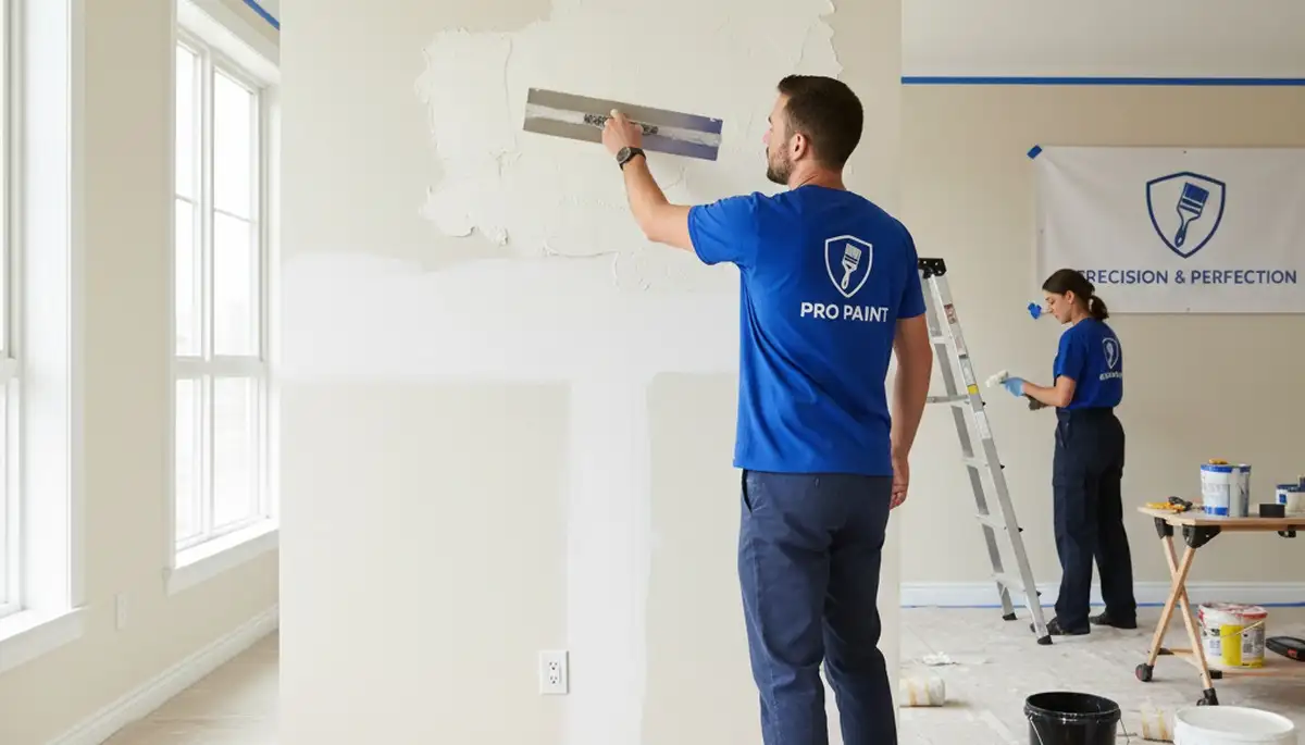Clearwater, FL drywall repair by paintersclearwaterfl.com for cracks, holes, and water damage repairs