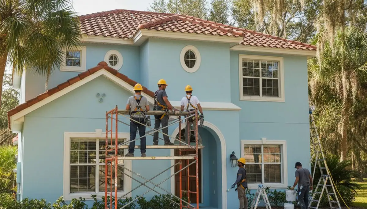 Professional painters providing interior and exterior painting services in Clearwater, FL