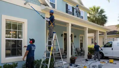 Painting crew in Clearwater, FL providing professional interior and exterior painting services