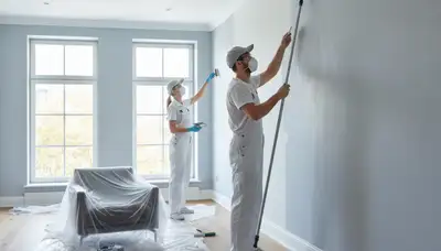 Clearwater, FL interior house painting by Clearwater Paint Pros in a coastal home room