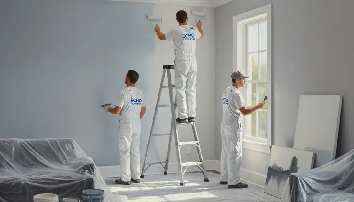 Interior house painters in Clearwater, FL applying durable coastal-friendly paint finish