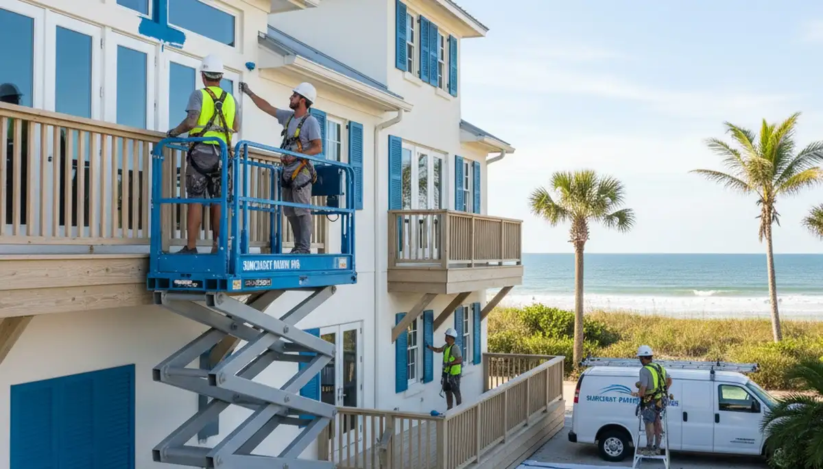 Painter providing residential painting services in Clearwater, FL for homes and businesses