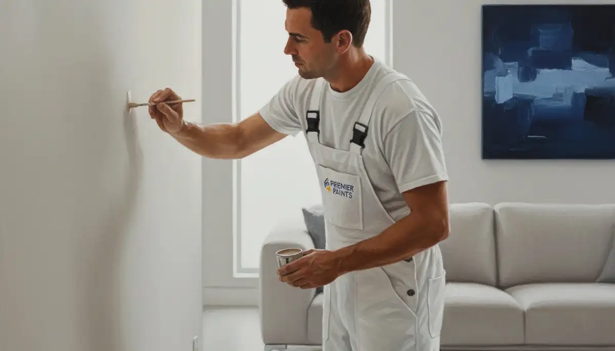 Clearwater, FL painters providing professional paint touch-ups for chipped and faded walls