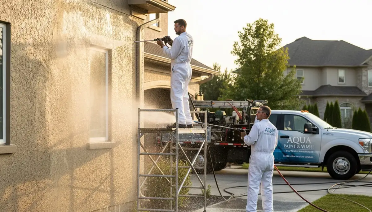 Pressure cleaning in Clearwater, FL for driveways and siding by Clearwater Paint Pros