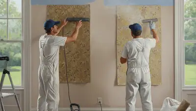Wallpaper removal service in Clearwater, FL for protecting walls before repainting